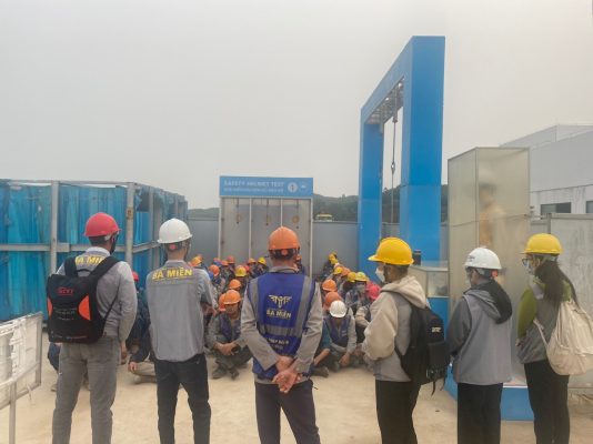 một phần dự án nhà máy điện rác phú sơn .ba miền đảm nhận